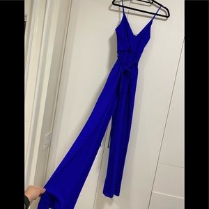 Vibrant royal blue jumpsuit!
